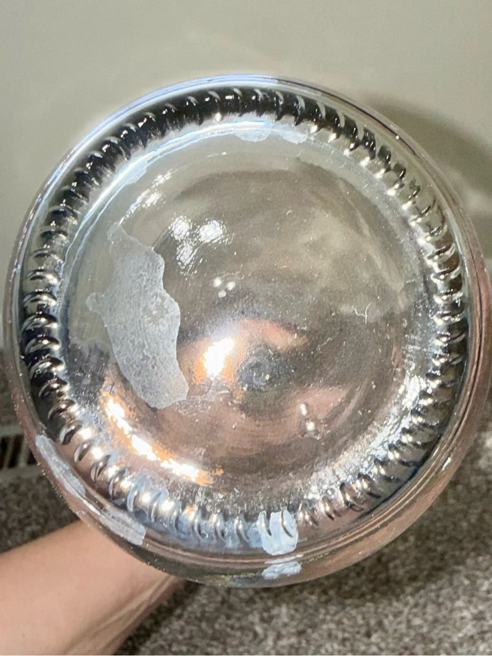 Tall clear long neck bottle 16 inches in Height